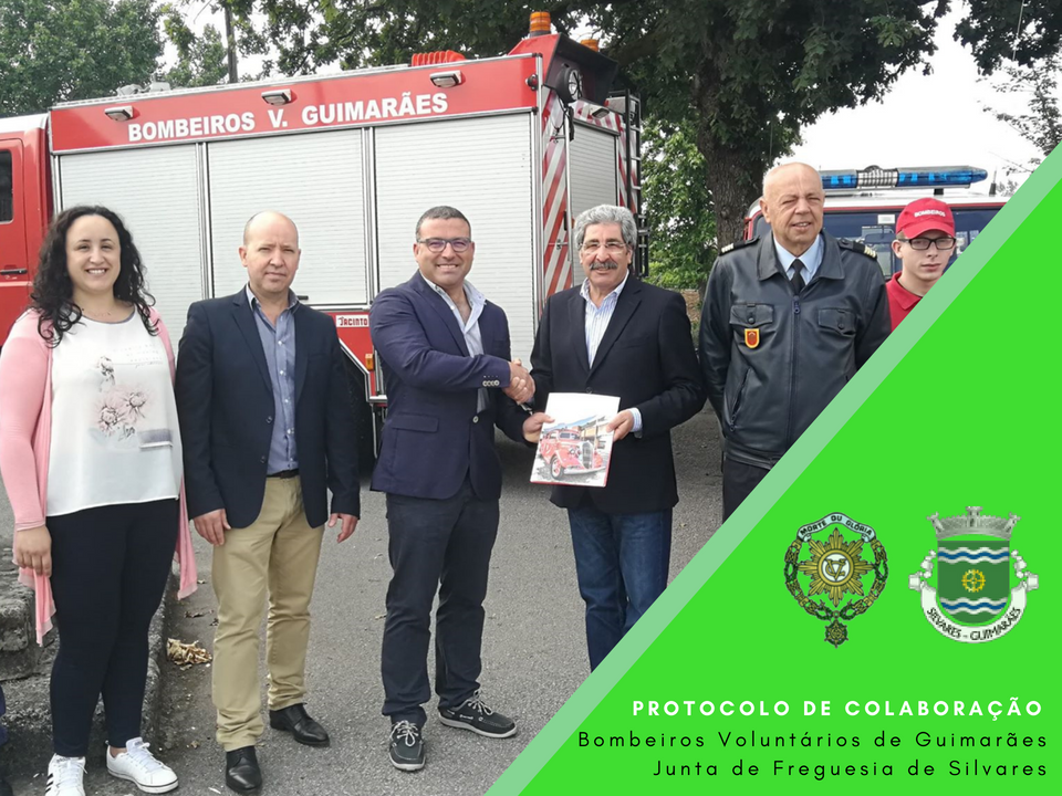 Protocolo de Cooperação com os Bombeiros Voluntários de Guimarães
