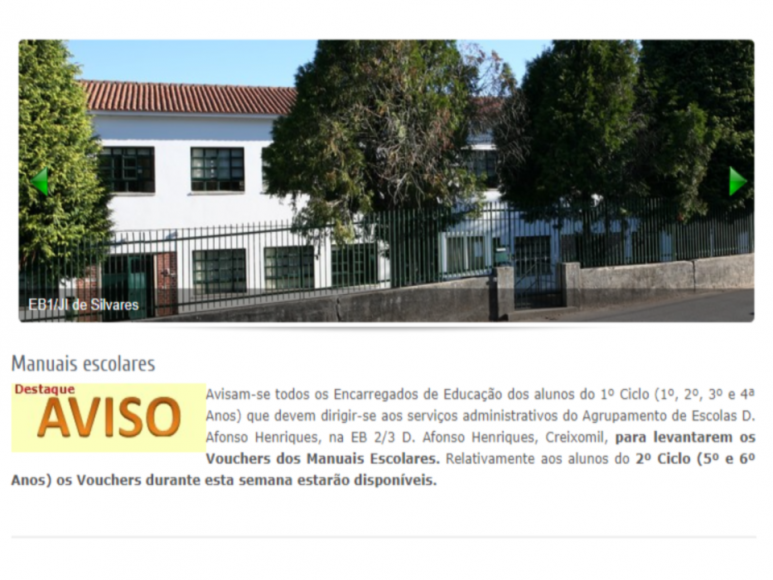 Manuais Escolares | Entrega dos Vouchers