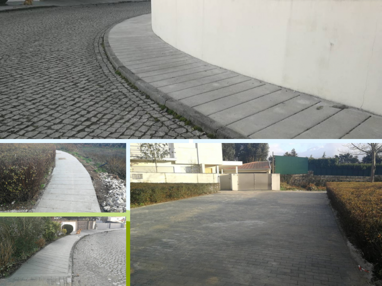 Requalifica&ccedil;&atilde;o dos passeios na Urbaniza&ccedil;&atilde;o da Santa Apol&oacute;nia