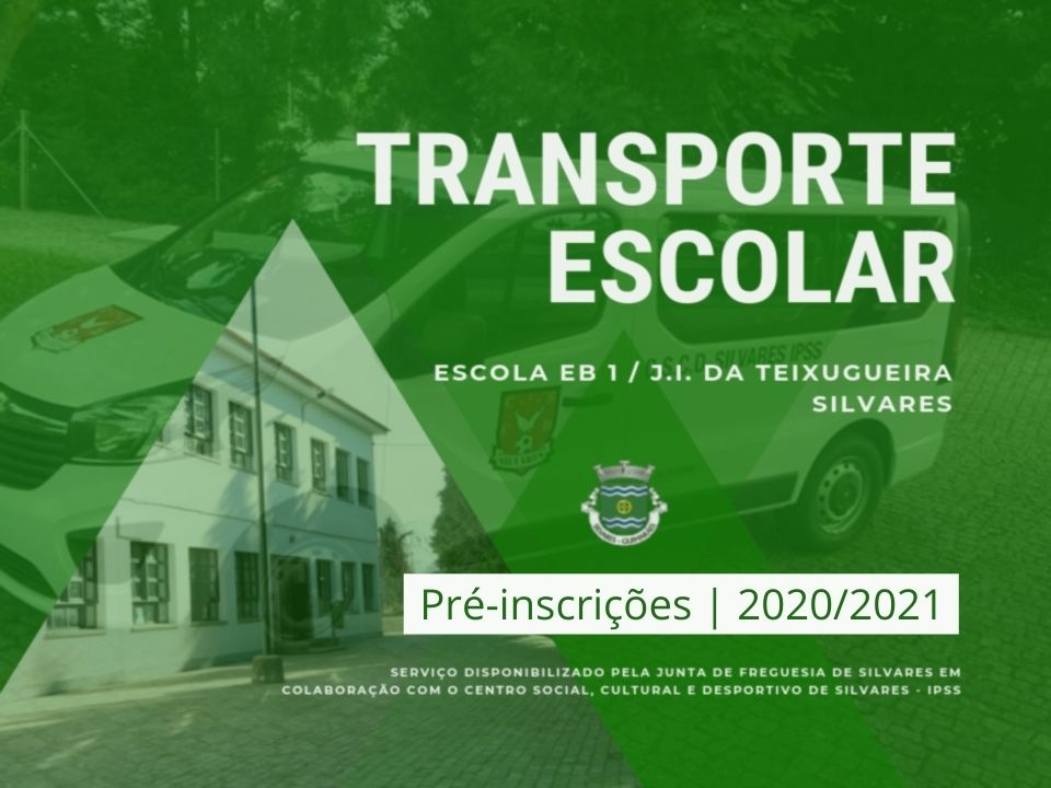 Transporte Escolar | Abertas as Inscrições