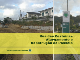 Obras de beneficia&ccedil;&atilde;o  da Rua das Costeiras