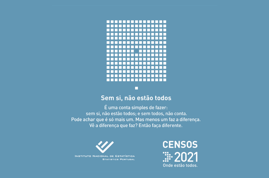Censos 2021 | Contamos todos. Contamos com todos.