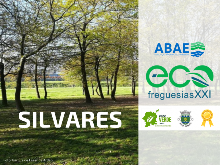 Galard&atilde;o Bandeira Verde Eco-Freguesias XXI | Silvares distinguido com men&ccedil;&atilde;o de "Ouro"